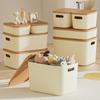 Rectangular Household Storage Box with Lid for Snacks, Toys, and Cosmetics