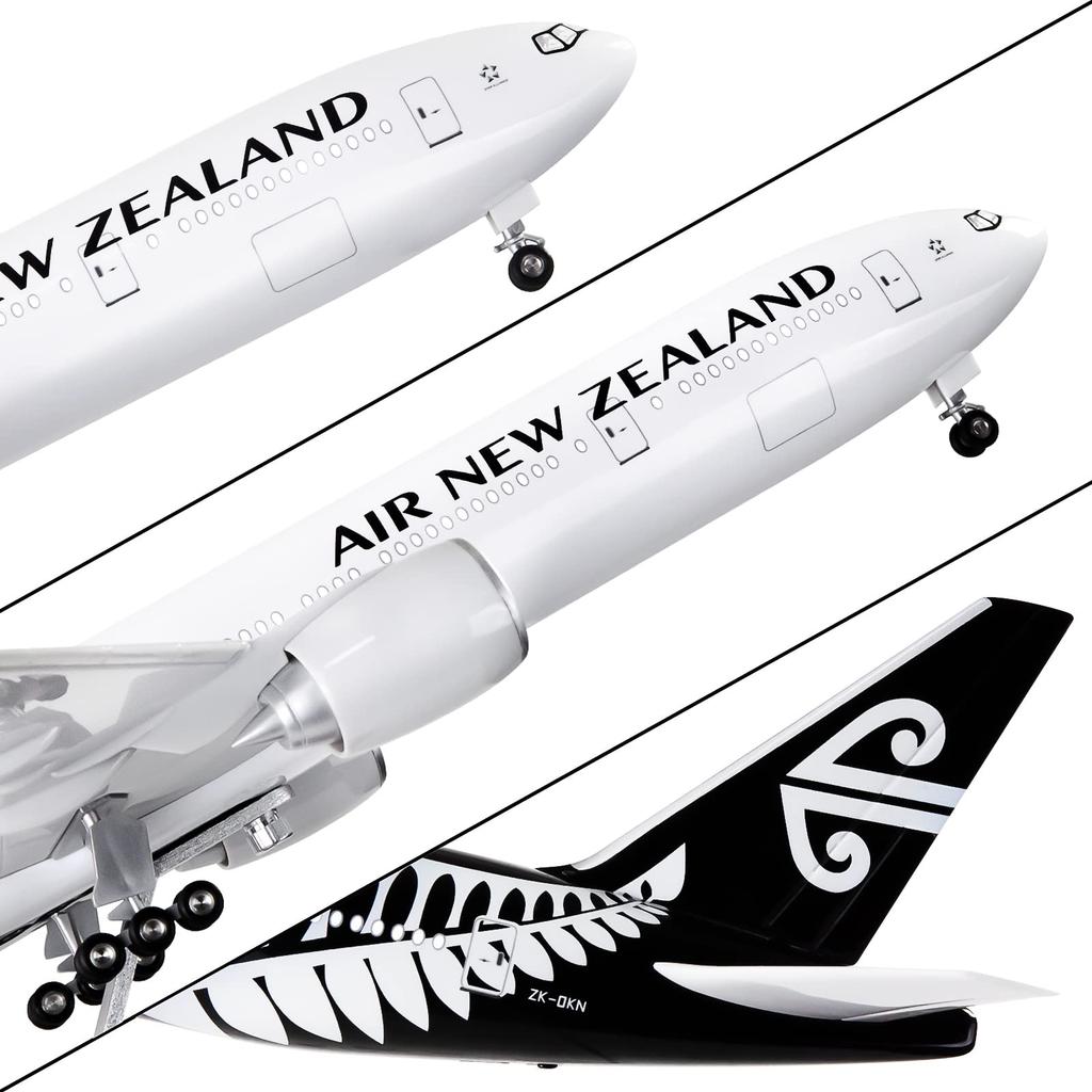 Украшение Самолеты Большой 1:157 Масштабная модель самолета Новая Зеландия B777 Модели самолетов Литой самолет со светодиодной подсветкой для коллекции