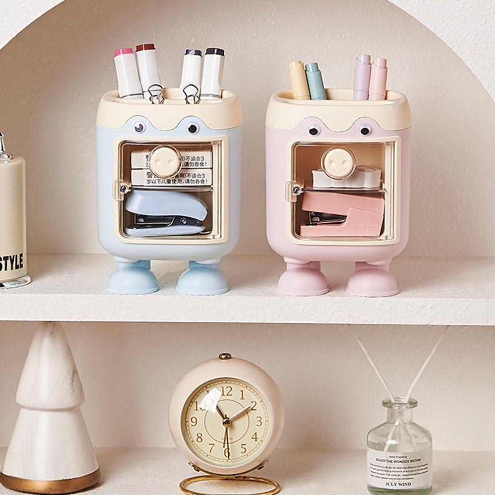 Pig/Car Shaped Pen Barrel Multifunctional Makeup Brush Holder Cute Storage Bucket Students
