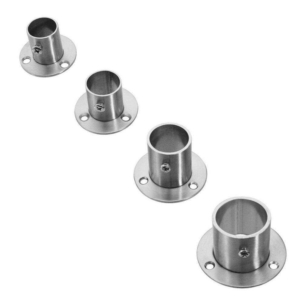 Thicken Stainless Steel Wall Flange Anchor Secure Attachment for Round Tubes