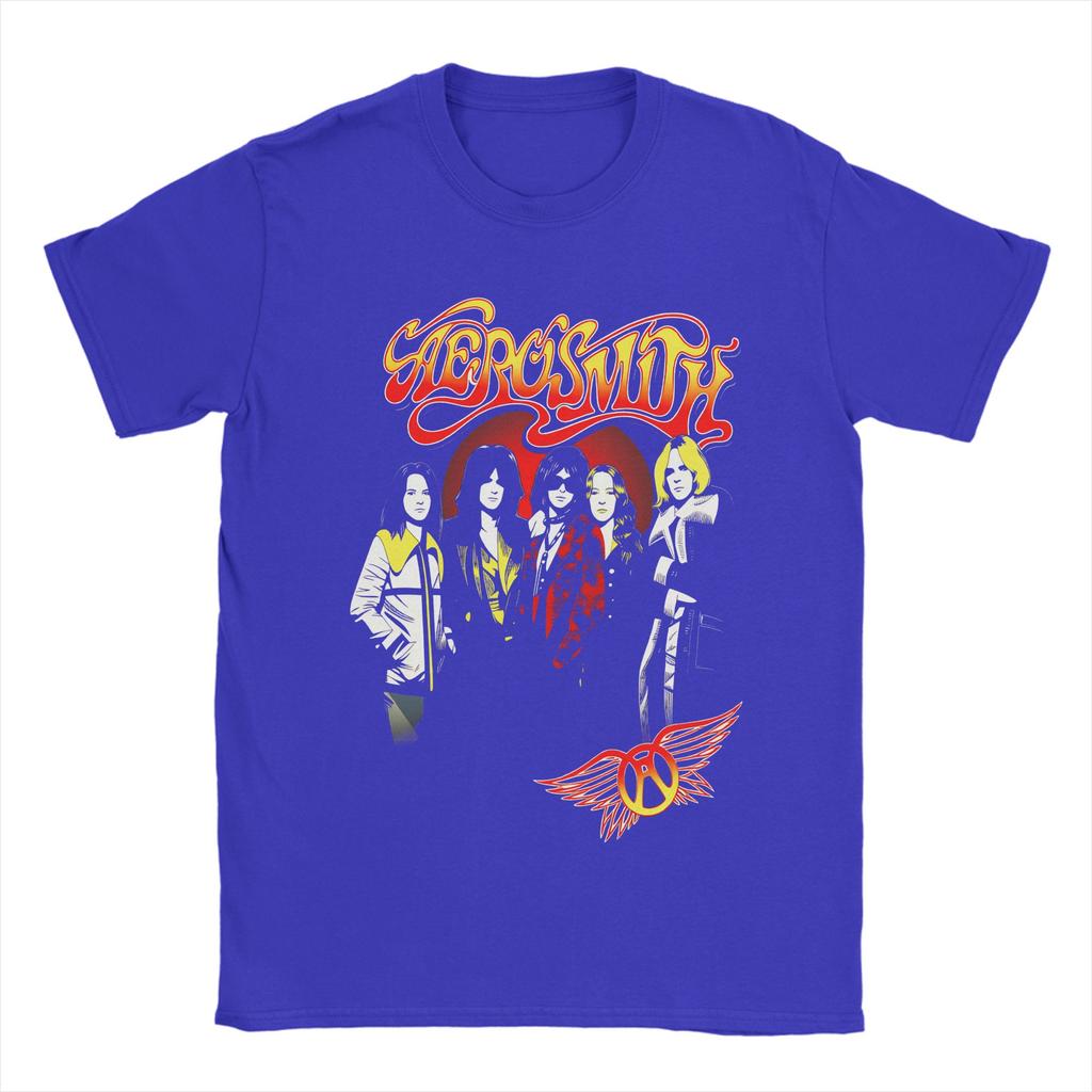 Aerosmith Tour Cotton TShirt For Mens Summer Y2K Casual TShirts ONeck Hippie Tee Shirt Plus Size Print Tops
