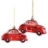 2Pcs Christmas Pendant Exquisite Mushroom Donut Santa Claus Shape Xmas Tree Hanging Ornament for Festive Decoration