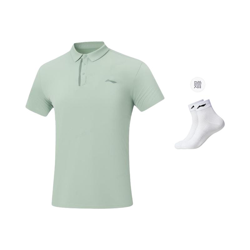 Мужская рубашка Li-Ning Li Ning Серия Фитнес Рубашка-поло Мужская