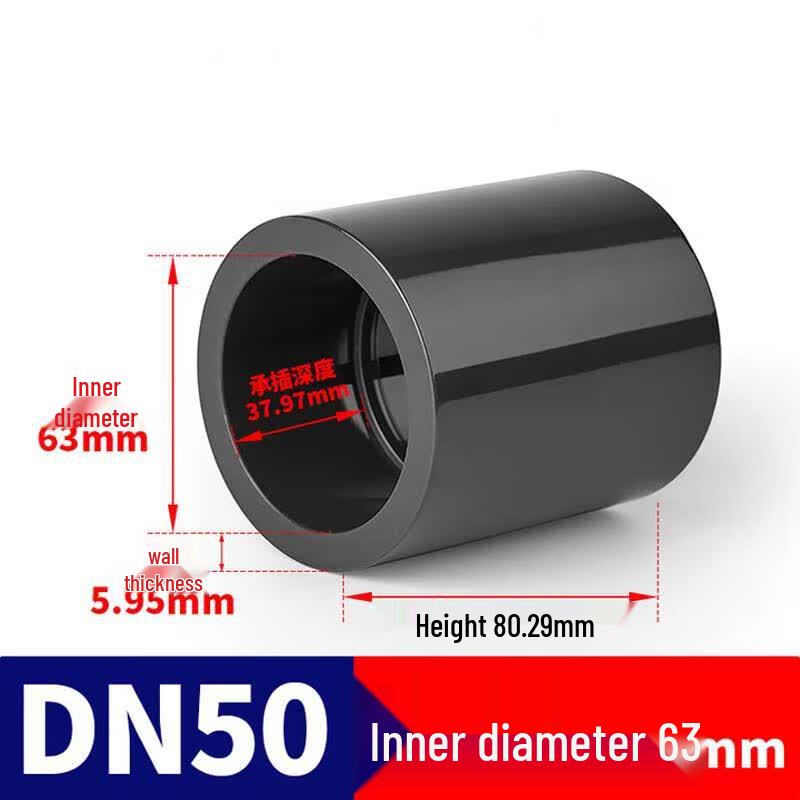 UPVC PVC Chemical Water Pipe Quick Straight Connector
