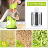 Stainless Steel Manual Rotary Vegetable Slicer Manual Rotary Kitchen Chopper  Home Cooking