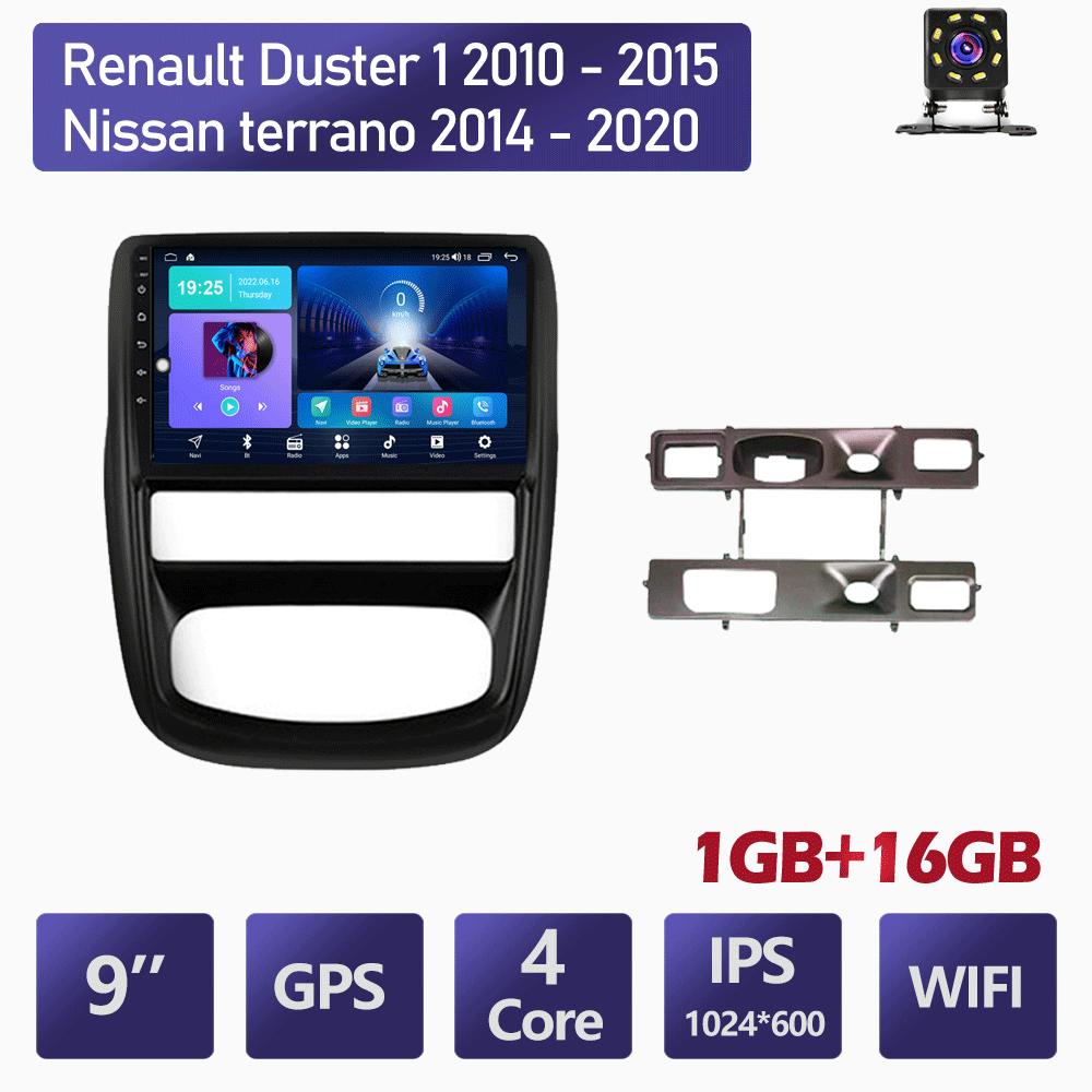 Автомобильное радио Android для Renault Duster 1 2010-2015, для Nissan terrano 2014-2020, мультимедийный плеер, Wi-Fi, GPS-навигация, Carplay 2 + 32 ГБ