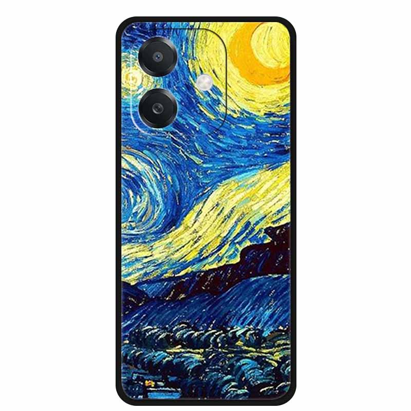 For OPPO A20 Case A 20 Phone Cover Lion Wolf Black Silicone Soft Back Cover Case For OPPO A40 A40m A60 5G Case A 40 A 60 Coque