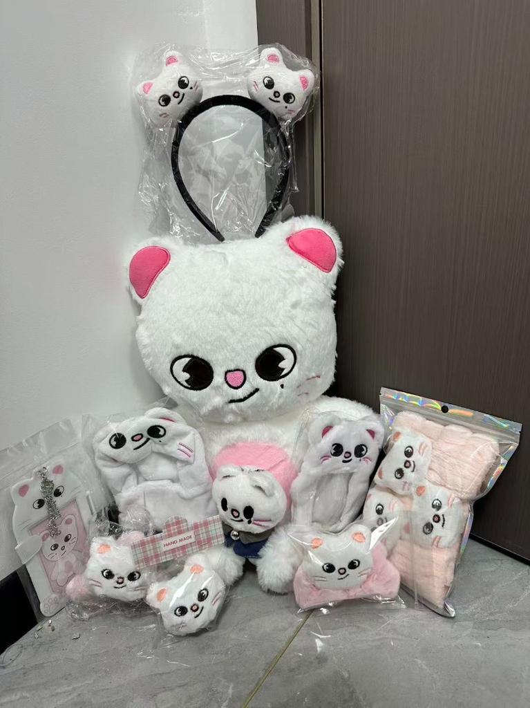 50cm Plush Toy Wolfchan Kawaii Cartoon Stuffed Animal Plushie Doll Large Size Kids Babies Sleeping Pillow Gift
