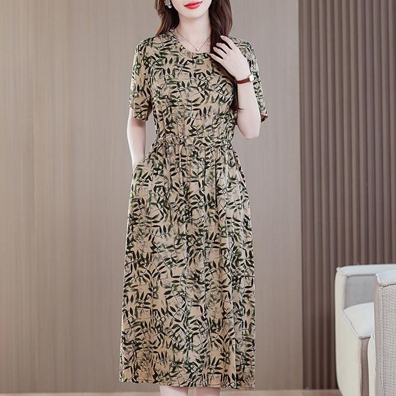 Элегантное летнее платье для женщин 2025 года, облегающее платье с коротким рукавом, повседневные платья больших размеров, винтажная одежда