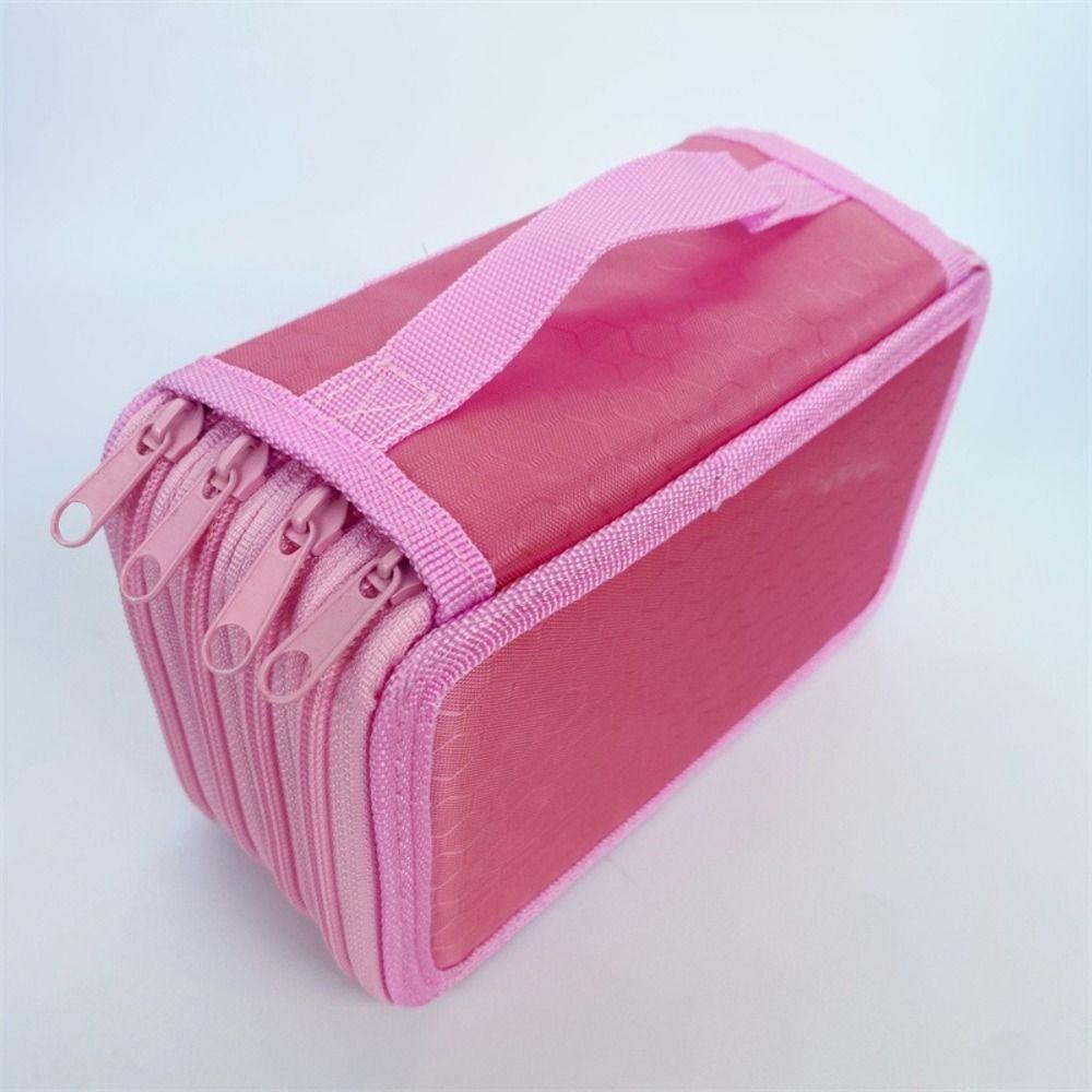 Waterproof Pen Bag Oxford Cloth Stationery Storage Bag Zipper Design Pen Pouch  Students