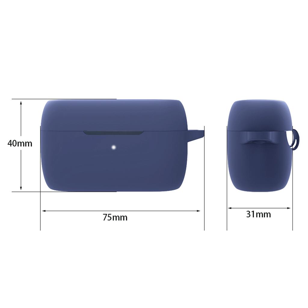 Совместимость с чехлом для наушников Jabra-Elite 3. Силиконовый защитный чехол. Ударопрочный корпус с защитой от пыли. Моющийся корпус.