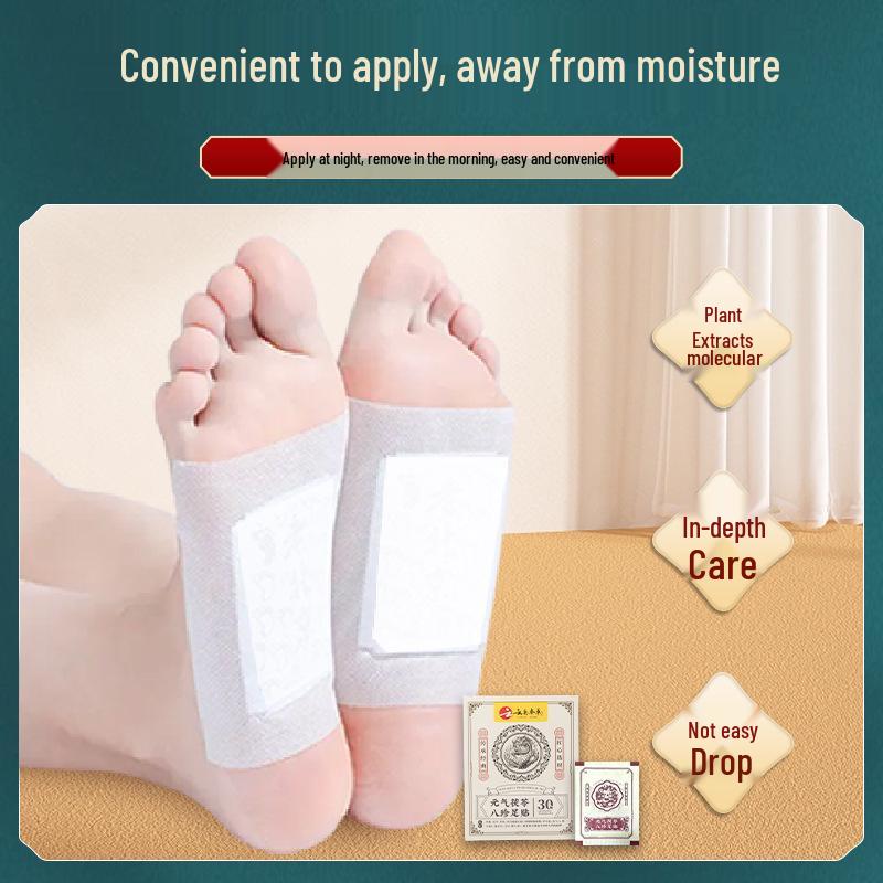 Vitality Poria Eight Treasures Foot Patch with Sichuan Pepper