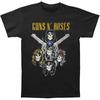 Guns N Roses Cross Gun Black Unisex T-shirt