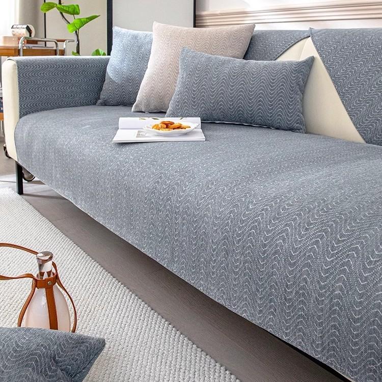 New Sofa Cushion, Universal In All Seasons, Non-Slip Seat Cushion, Simple And Dirt-Resistant High-End Fabric, Sofa Cover Cover Cloth