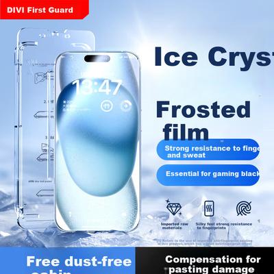 DIVI Tempered Glass Screen Protector for IPhone 15/16, Full Coverage High Definition Shatterproof Glass Protective Film for Gaming And E-Sports