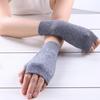 Wrist Length Winter Gloves Warm Knitted Wool Gloves Fashion Cashmere Gloves  Unisex