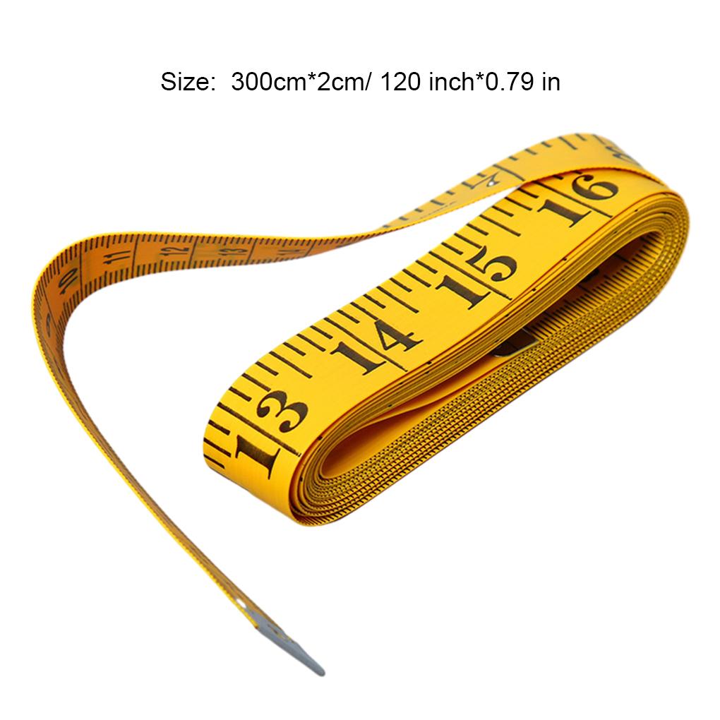 Мера одежды Желтая нижняя черная сантиметровая лента для шитья Портновская линейка