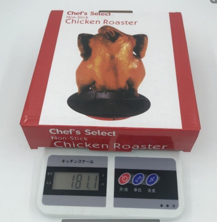 Подставка для курицы, подставка для гриля, жарка для ребер барбекю, антипригарная углеродистая сталь