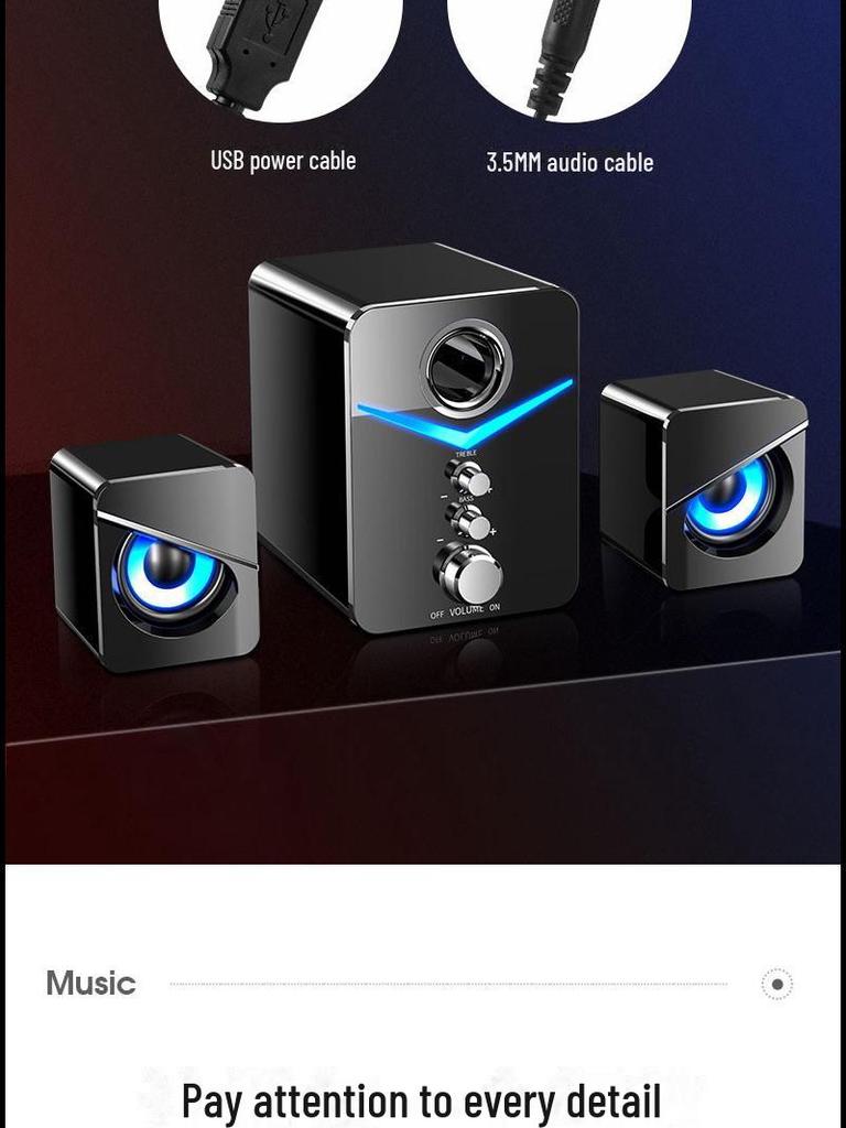 Сайда Мультимедиа Bluetooth Проводной Настольный Динамик с Сабвуфером