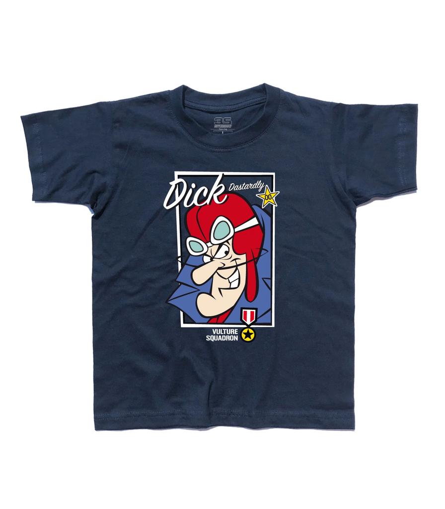 Children's T-shirt DICK DASTARDLY 2 Muttley, Vulture Squadron Racing Cars