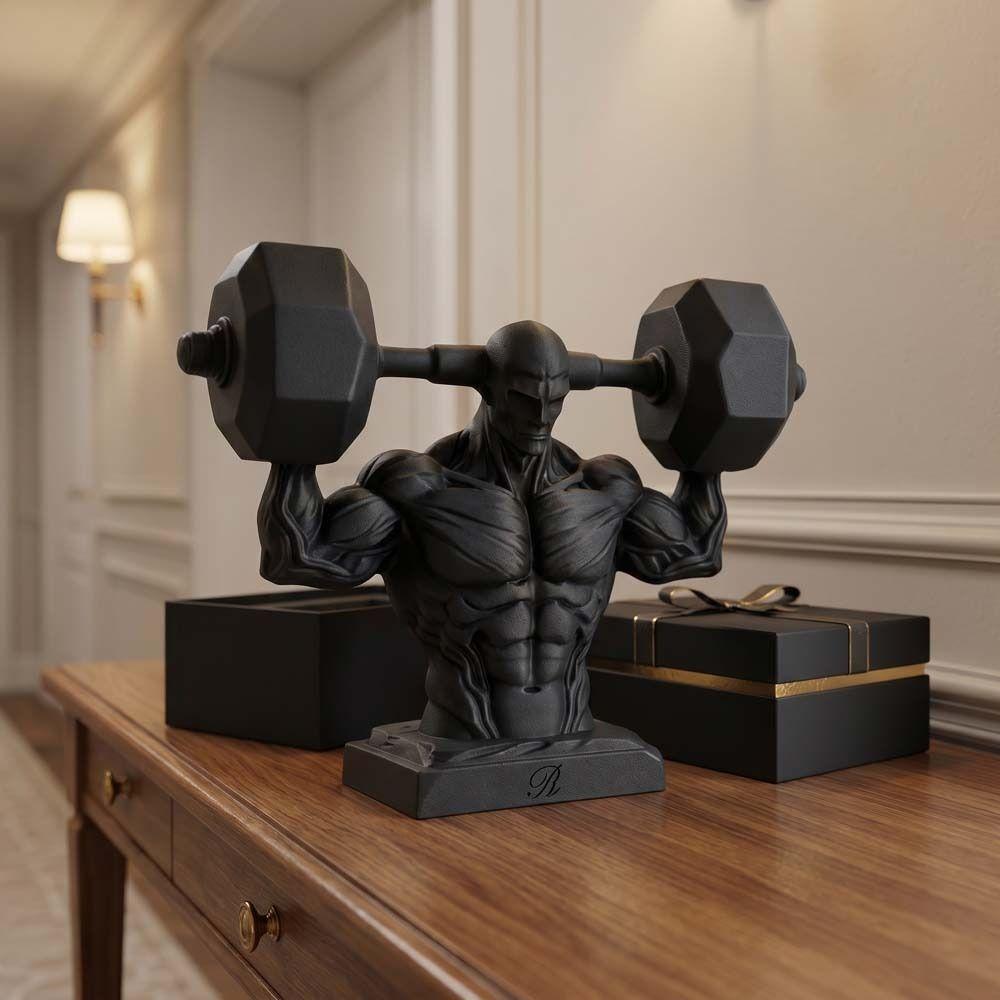 Creative Muscular Man Ornament Funny 3D Printing Ornaments Muscular Man Model Toy Home Decor