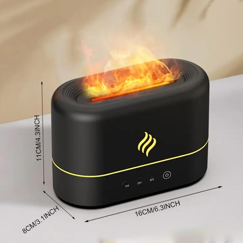 Портативный прохладный туман USB светодиодный изменить цвет 7 цветов огонь пламя увлажнитель воздуха аромат эфирного масла диффузор h2o увлажнитель воздуха
