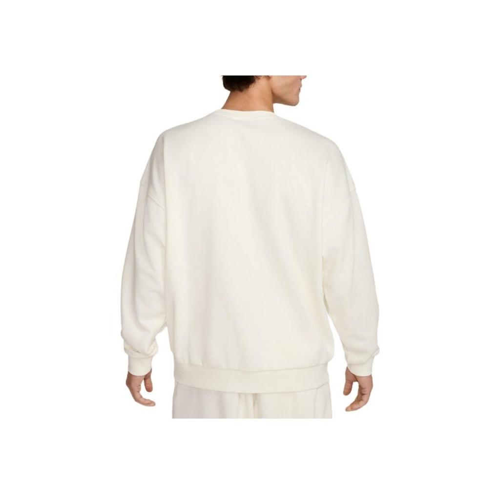 Nike Свитшот с логотипом свободного кроя с длинным рукавом, мужской свитшот белого цвета HJ1820-133