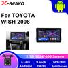 Беспроводной CarPlay Andorid Автомагнитола Для Toyota Wish 2008 AI Voice Мультимедиа GPS 2din Автомагнитола