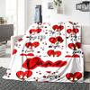 Love And Mail Throw Customizable Blanket Personalized Text Durable Comfort Suitable For Sofa Couch Office Bed Picnics All Season Use Modern Perfect
