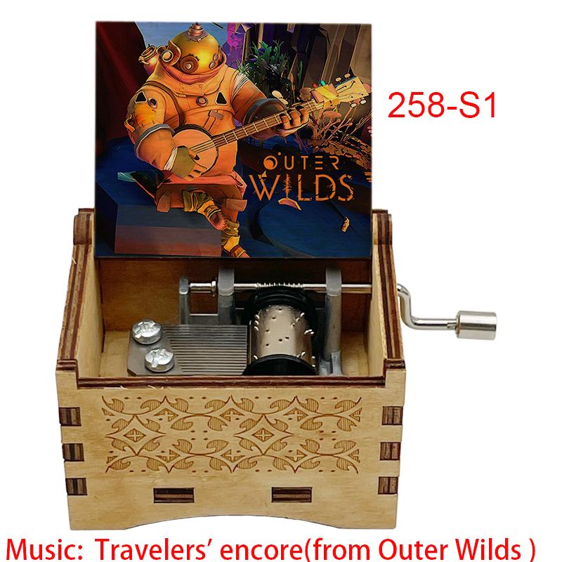 Game Outer Wilds Music Travelers' Encore Music Box 18 Note Christmas Birthday Gift for Game Fans Friends Office Decorations 3