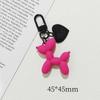 Брелок в виде милой корейской 3D-собачки из воздушных шариков в стиле Y2K для iPhone, модный ремешок для мобильного телефона в форме сердца, украшение для сумки телефона.