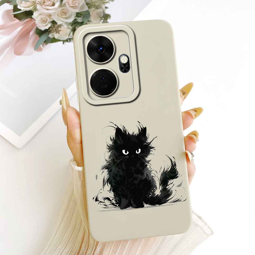 Чехол Для itel P55 Plus Чехол Милый Кот Дракон Чехол-книжка Для itel P 55 P55Plus P55+ P663LN P663L Coque Capa