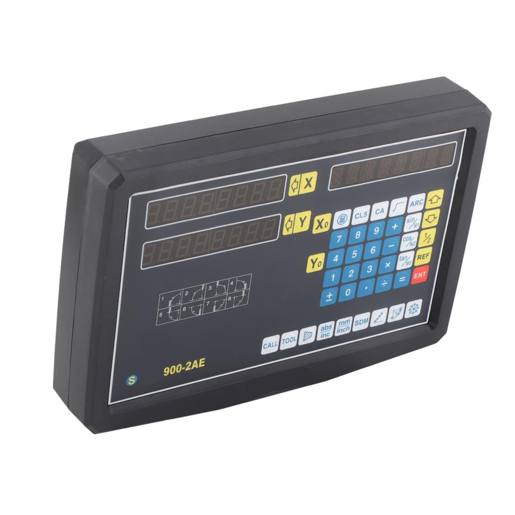Цифровой дисплей для фрезерного токарного станка с двумя линейными шкалами 0-400 мм