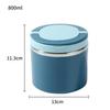 600/800 мл Пищевой термос Изолированная чашка для супа Контейнеры Термос Ланч-бокс из нержавеющей стали Термо Сохраняет тепло для школьников CDN
