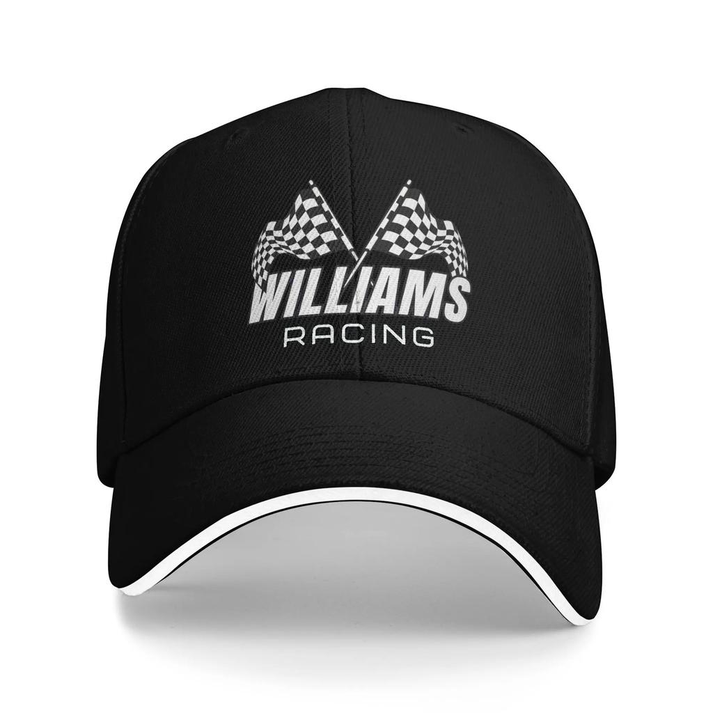 Williams Racing  Merch Unisex Baseball Caps  Trucker Hat Retro Daily Headwear Adjustable Snapback Hat