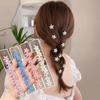 10pcs Children's Hair Clip Braided Hair Small Flower Hair Buttons Hairpin Girl Cute Headdress Girl Mini Hair Claw Hair Accessories MYY