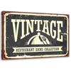 Canvas Print Vintage Sign Retro