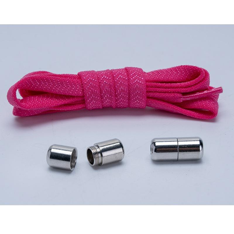 Шнурки без завязывания, Детская автоматическая пряжка для обуви, Без завязывания, Эластичная, Металлическая магнитная пряжка-капсула