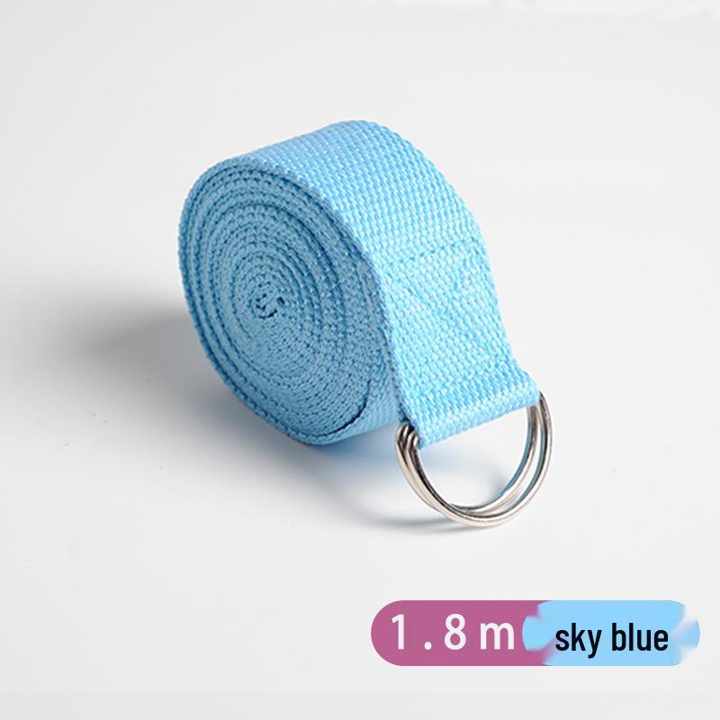 Ремень для растяжки для йоги - Износостойкий, Удлиненная длина 183 см для гибкости и поддержки