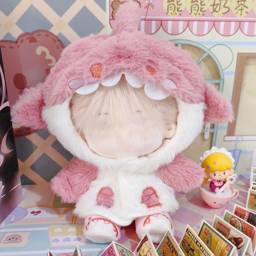 Аксессуары для кукол, одежда для кукол, розовые, синие миниатюрные плюшевые толстовки, хлопковые мягкие куклы