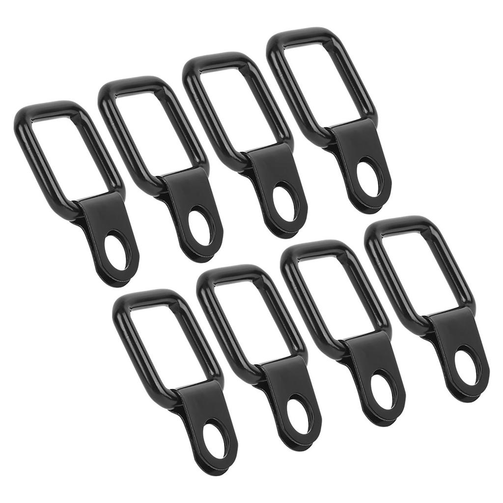 8pcs D‑Ring Anchors Quick Removal Fastener Tie Downs Fit for Jeep Wrangler JK YJ TJ JKU Sports  Sahara  for Freedom