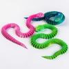 Аквариум 3D Печатная шарнирная змея Градиент Кристалл Змея Игрушки Фиджет Дети Мальчики Девочки Взрослые