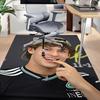 Young Man Hat Carpet For Playroom Bedroom Living Room Sofa Home Decorkids Game Area Rug Nonslip Floor Mat