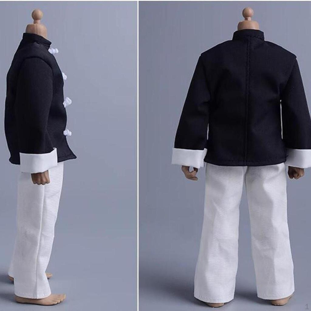 3 Pieces 1/12 Coat and Pants Vest, Handmade Doll Clothes, Miniature Clothing Costume for 6 Inch Male