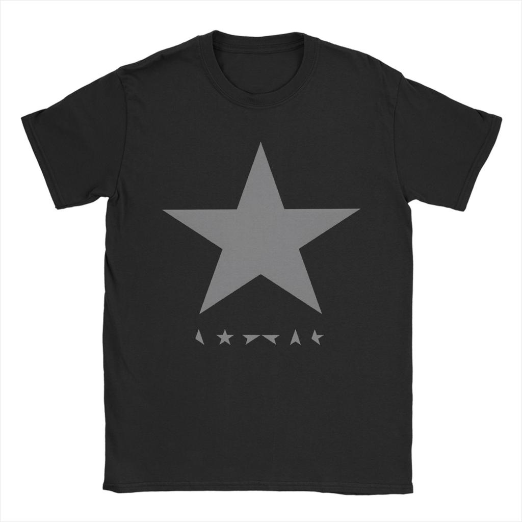 Unisex Ddavid Bbowied Blackstar T Shirt Pure Cotton Clothes Crazy Short Sleeve Crew Neck Tee Shirt Summer TShirts