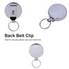 2 Pcs Metal Retractable Pull Chain 65cm Pull Chain Reel Retractable Badge Holder  Education Sector