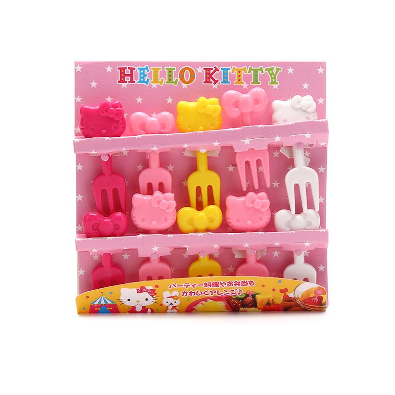 10 шт./набор Мини-животные Мультяшные шпажки для еды Детские шпажки для закусок и фруктов