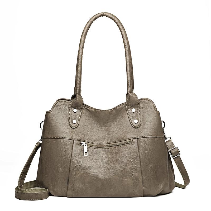 Сумка-тоут винтажная большая вместимость ручная сумка-трансформер