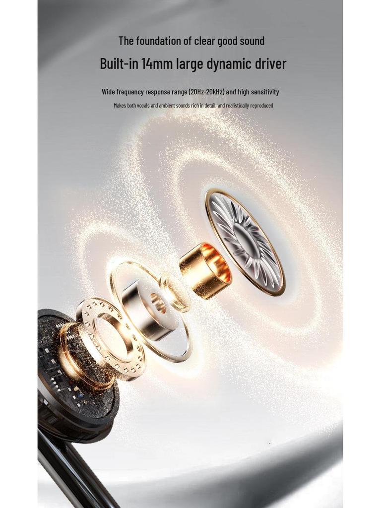 Universal Bluetooth Hearing Aid Clip-on Earphones with Long Standby and High Sound Quality