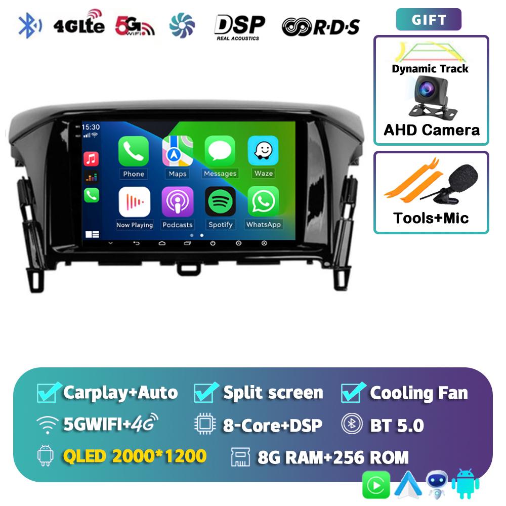 Автомагнитола с Android 14 Carplay Auto для Mitsubishi Eclipse Cross 2018 2019 2020 Мультимедийный видеоплеер Навигация GPS 2din Стерео